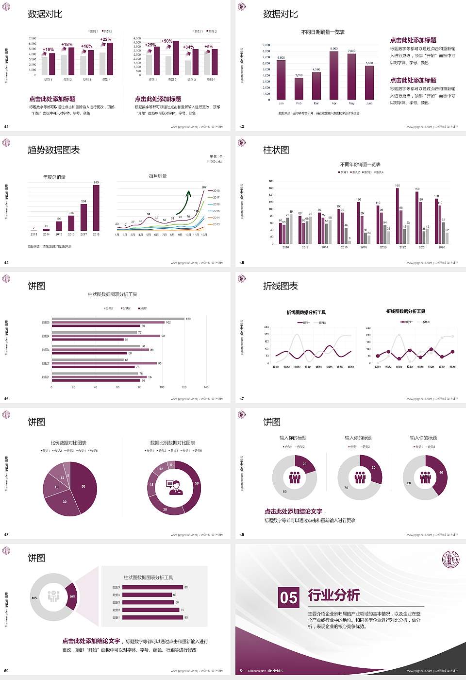 上海戏剧学院专用全国大学生互联网+创新创业大赛计划书/路演/网评PPT模板16:9格式幻灯片预览图6