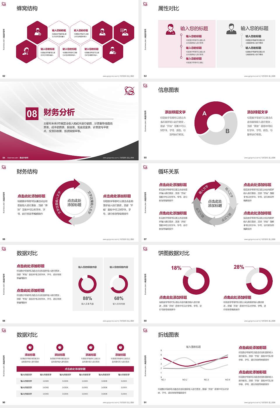 台湾世新大学专用全国大学生互联网+创新创业大赛计划书/路演/网评PPT模板16:9格式幻灯片预览图10