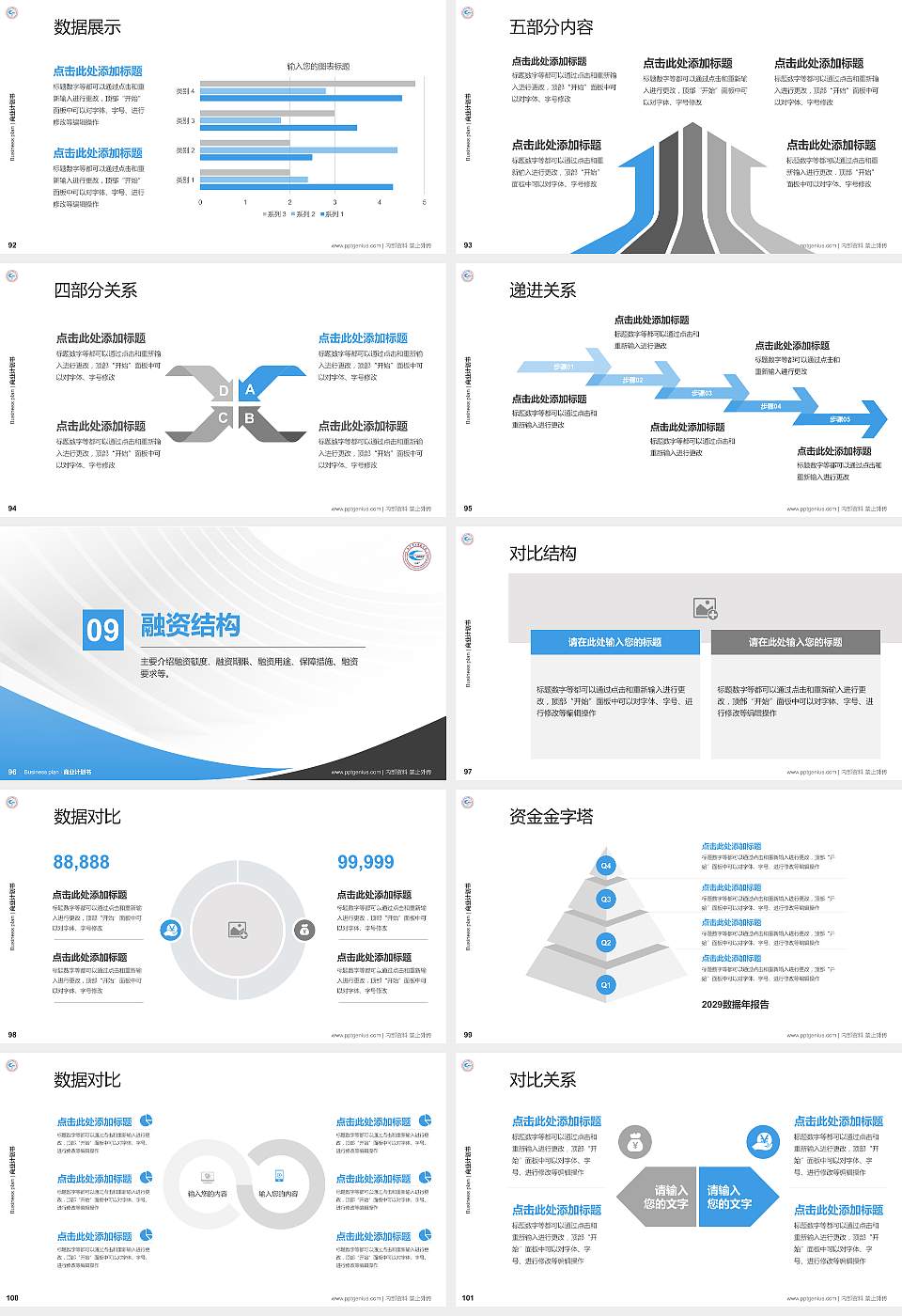 北京电子科技学院专用全国大学生互联网+创新创业大赛计划书/路演/网评PPT模板16:9格式幻灯片预览图11