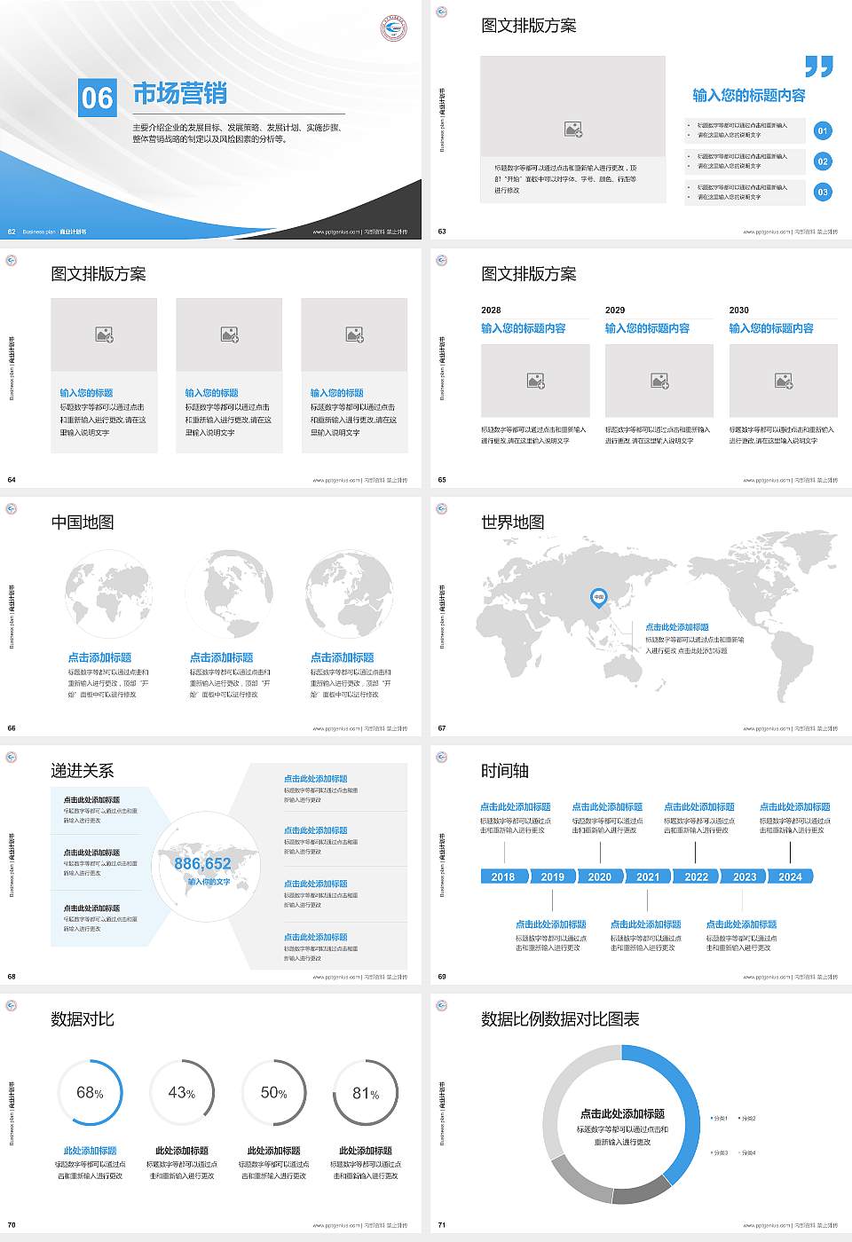北京电子科技学院专用全国大学生互联网+创新创业大赛计划书/路演/网评PPT模板16:9格式幻灯片预览图8