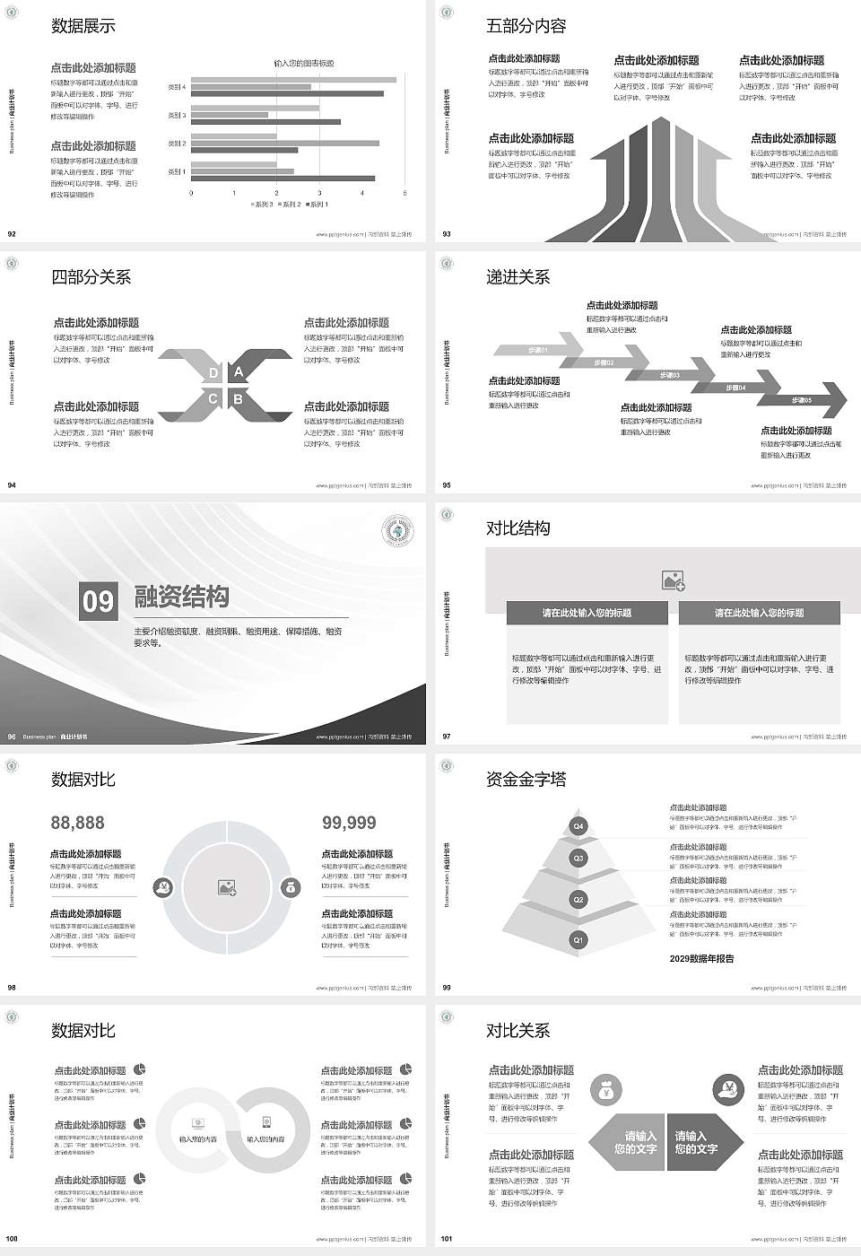 昆明卫生职业学院专用全国大学生互联网+创新创业大赛计划书/路演/网评PPT模板16:9格式幻灯片预览图11