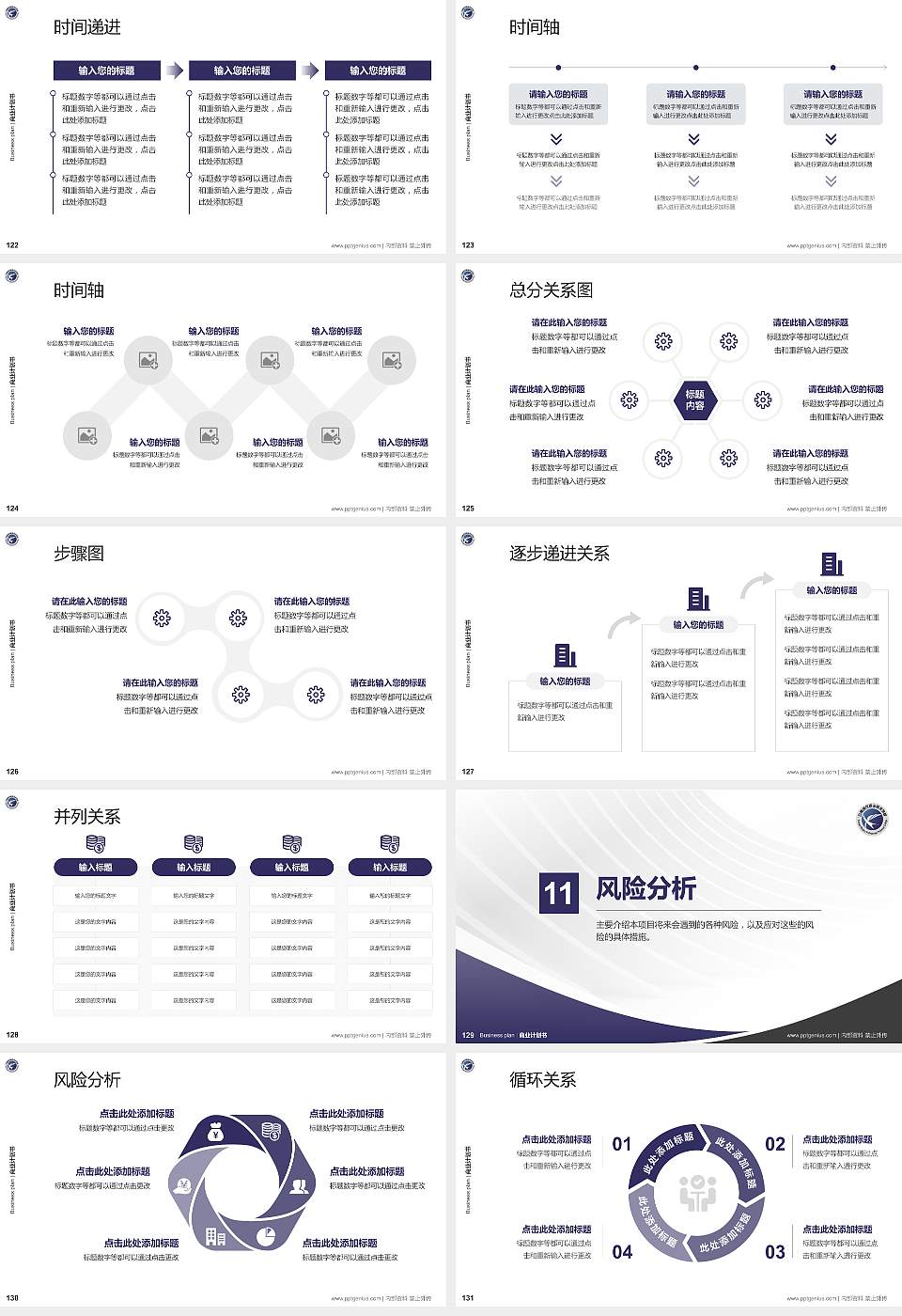 云南现代职业技术学院专用全国大学生互联网+创新创业大赛计划书/路演/网评PPT模板16:9格式幻灯片预览图14