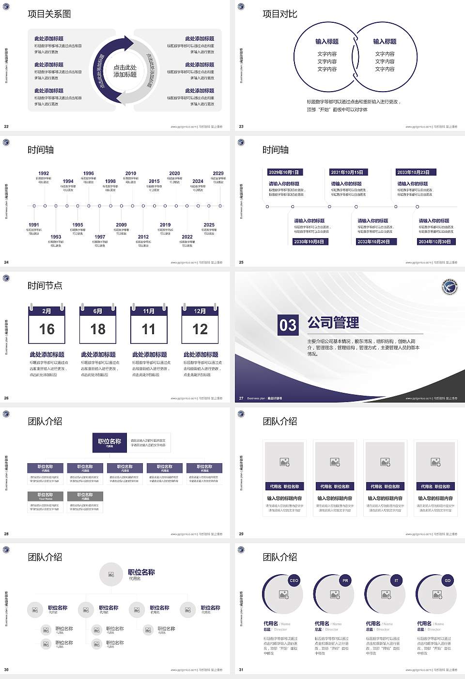 云南现代职业技术学院专用全国大学生互联网+创新创业大赛计划书/路演/网评PPT模板16:9格式幻灯片预览图4