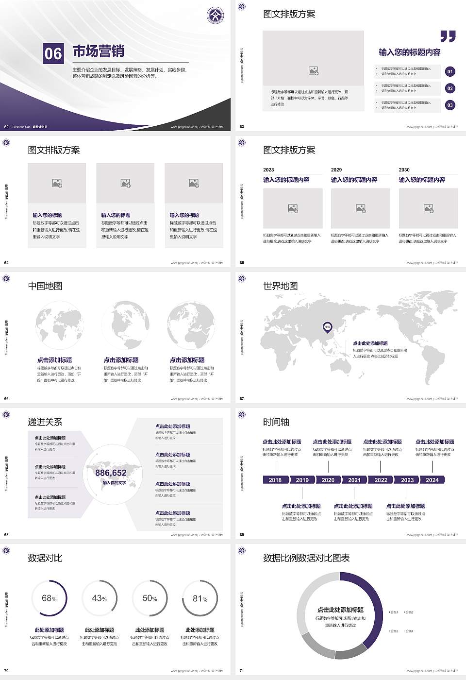 丽江文化旅游学院专用全国大学生互联网+创新创业大赛计划书/路演/网评PPT模板16:9格式幻灯片预览图8