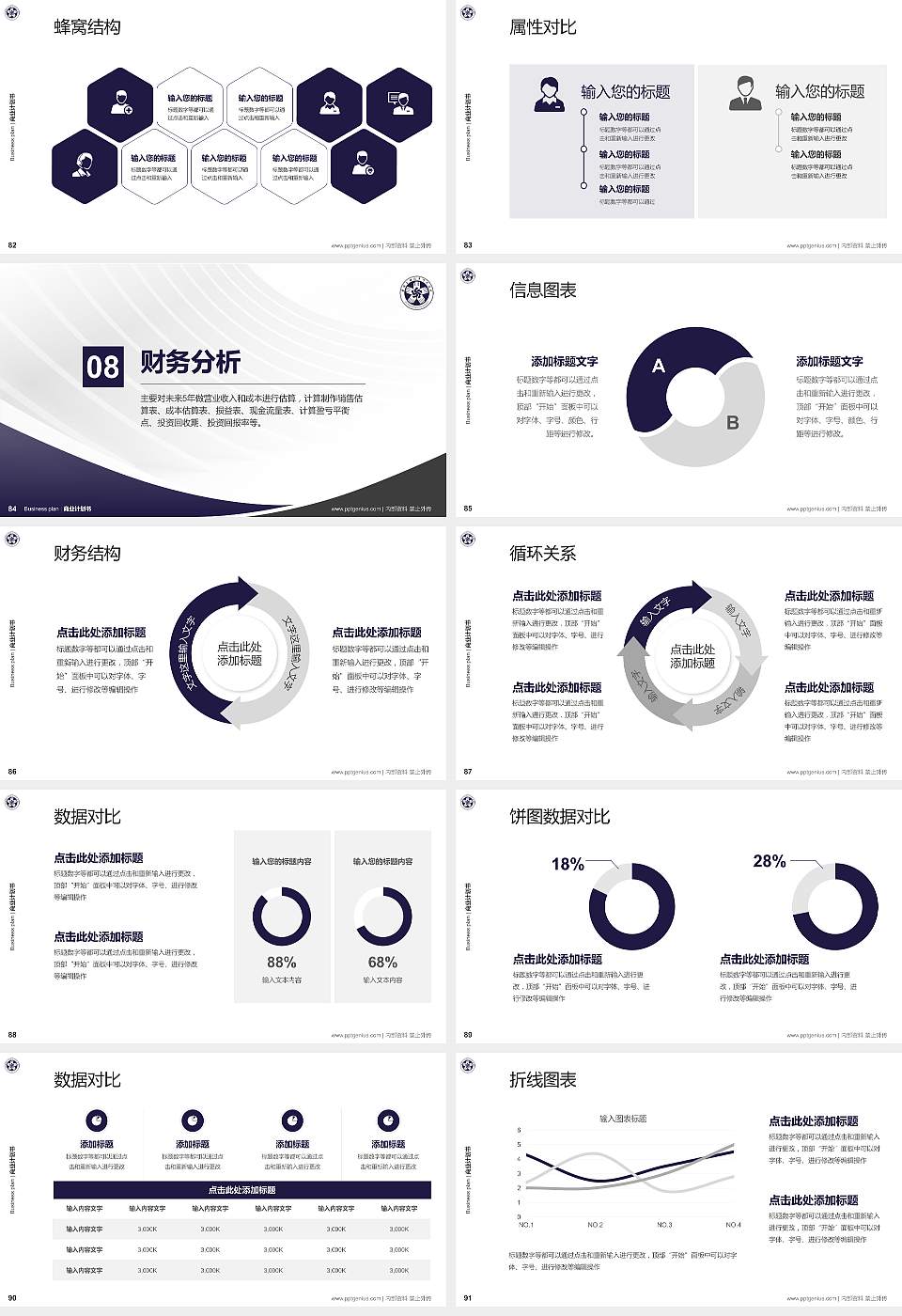 吉林工程技术师范学院专用全国大学生互联网+创新创业大赛计划书/路演/网评PPT模板16:9格式幻灯片预览图10