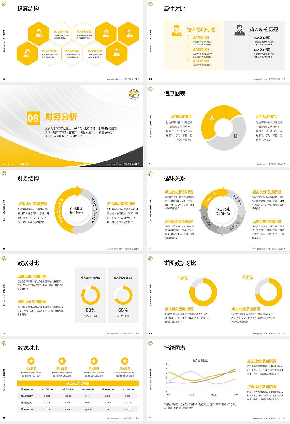 台湾高雄大学专用全国大学生互联网+创新创业大赛计划书/路演/网评PPT模板16:9格式幻灯片预览图10