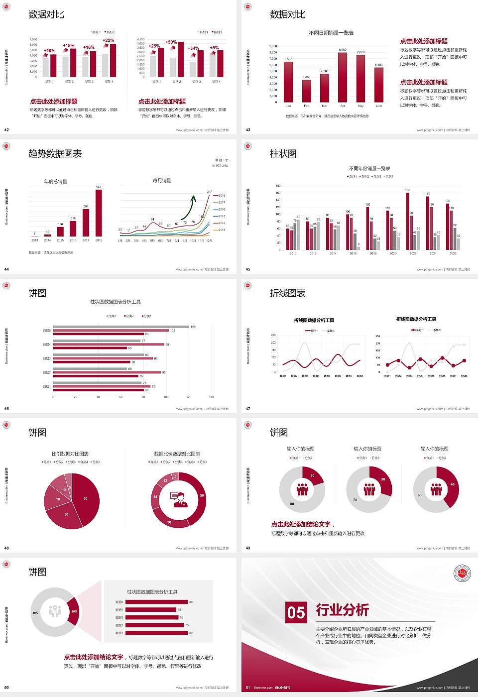 上海政法学院专用全国大学生互联网+创新创业大赛计划书/路演/网评PPT模板16:9格式幻灯片预览图6