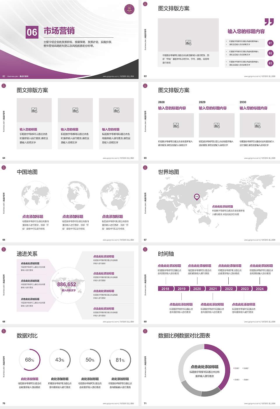 昆明文理学院专用全国大学生互联网+创新创业大赛计划书/路演/网评PPT模板16:9格式幻灯片预览图8
