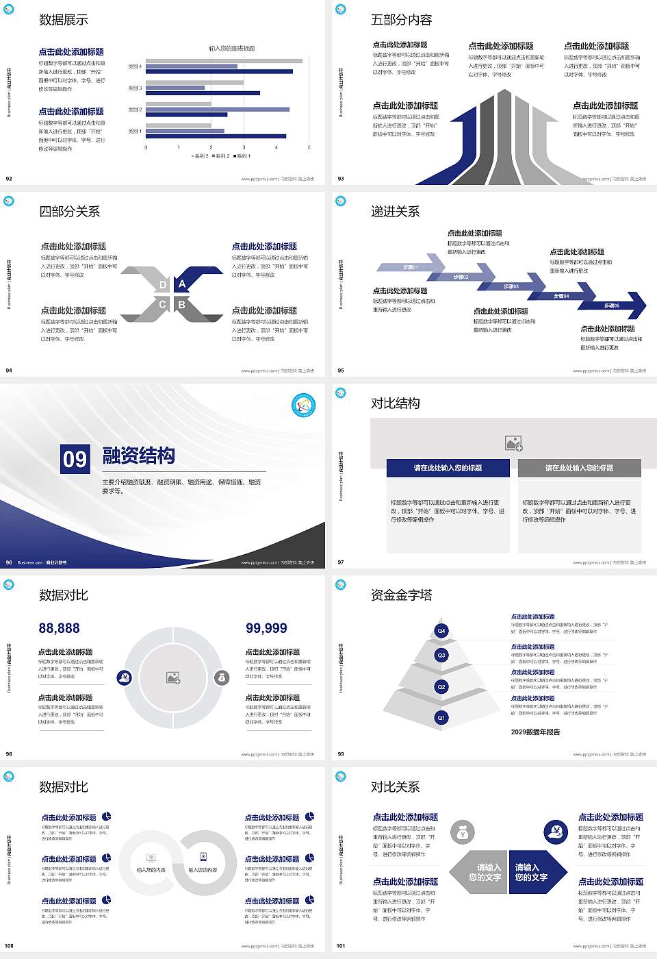 北京信息科技大学专用全国大学生互联网+创新创业大赛计划书/路演/网评PPT模板16:9格式幻灯片预览图11