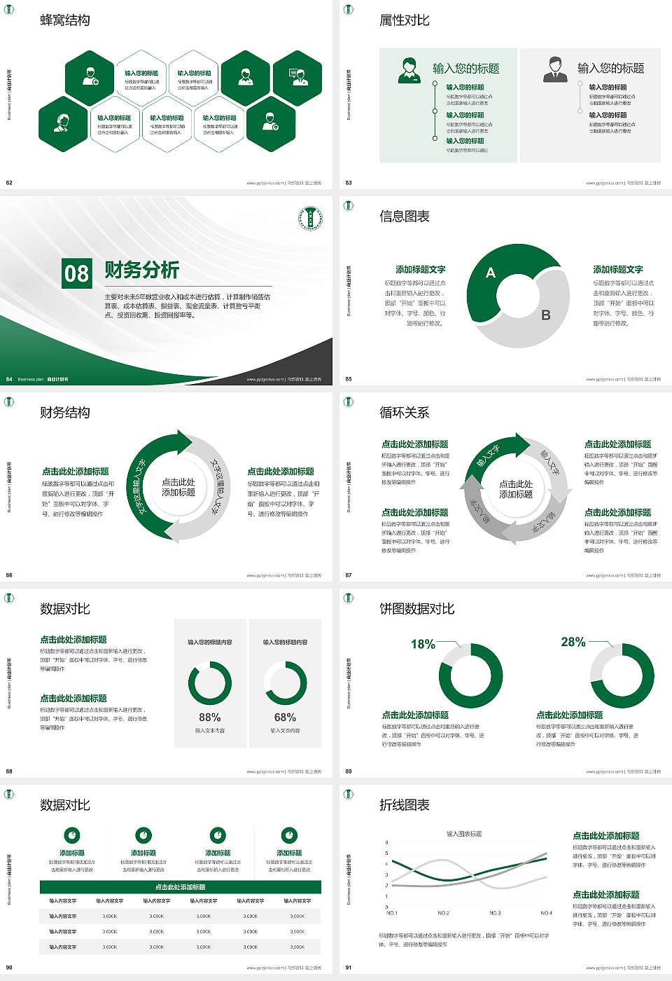 台湾大叶大学专用全国大学生互联网+创新创业大赛计划书/路演/网评PPT模板16:9格式幻灯片预览图10