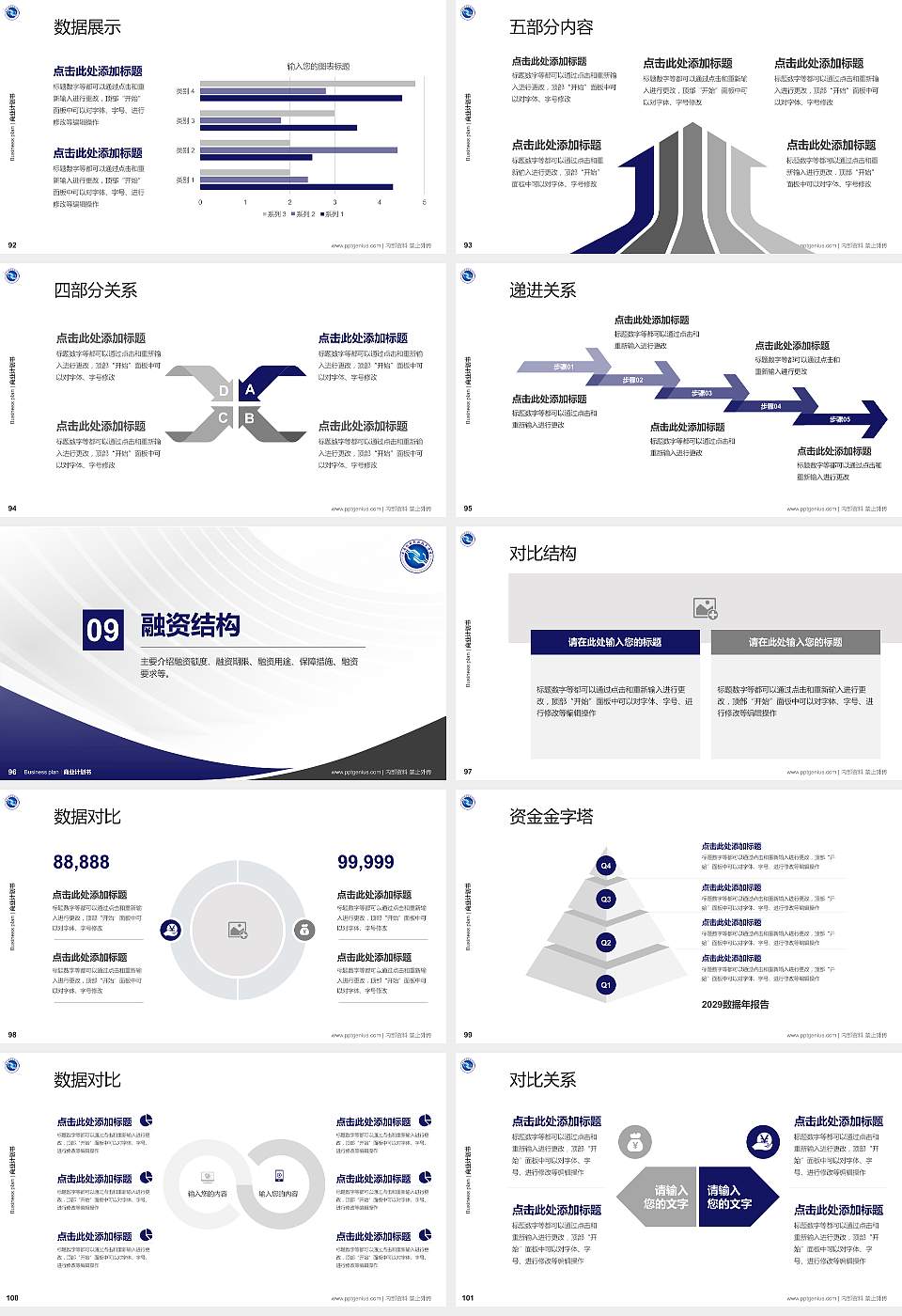 云南机电职业技术学院专用全国大学生互联网+创新创业大赛计划书/路演/网评PPT模板16:9格式幻灯片预览图11