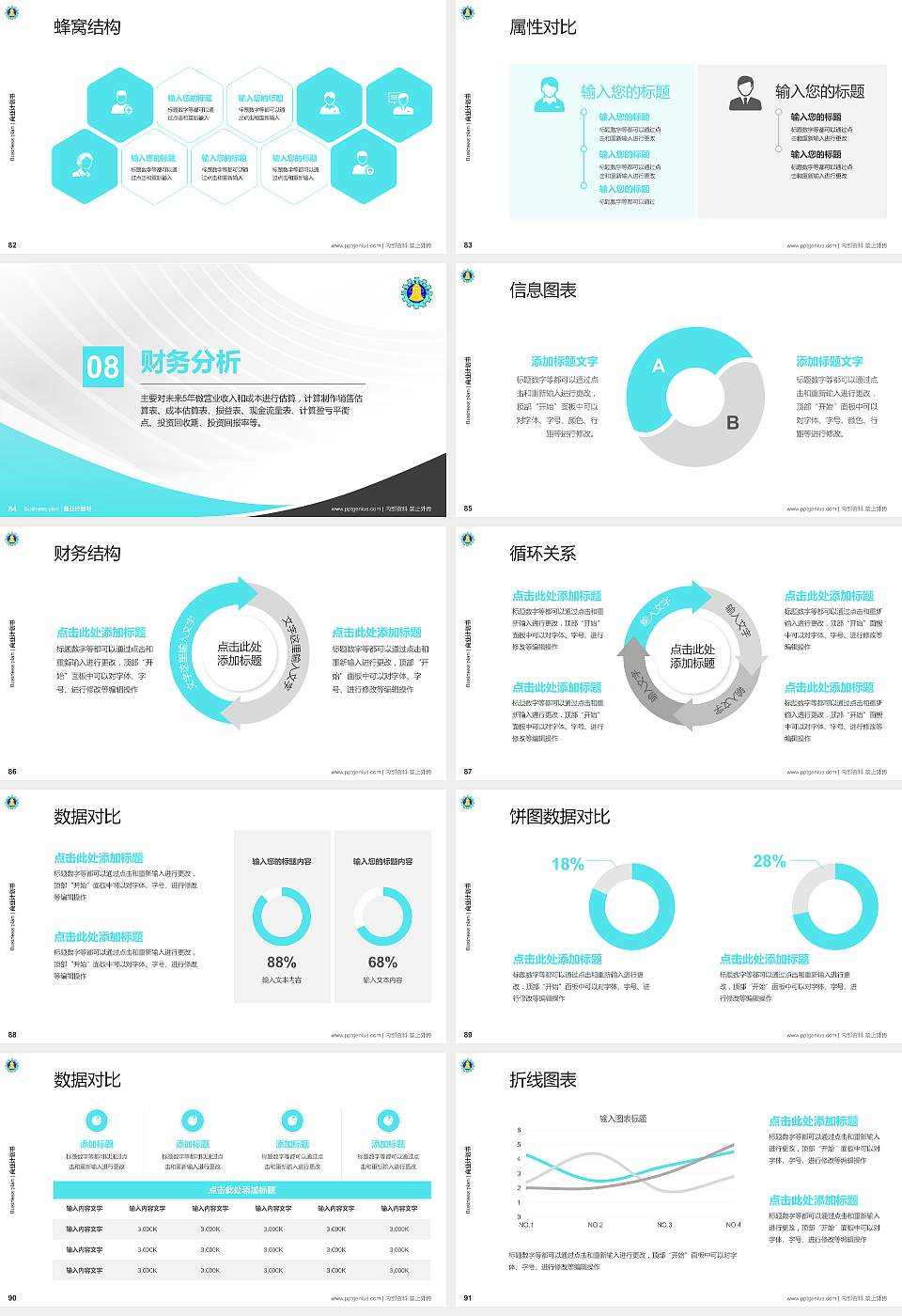 彰化师范大学专用全国大学生互联网+创新创业大赛计划书/路演/网评PPT模板16:9格式幻灯片预览图10