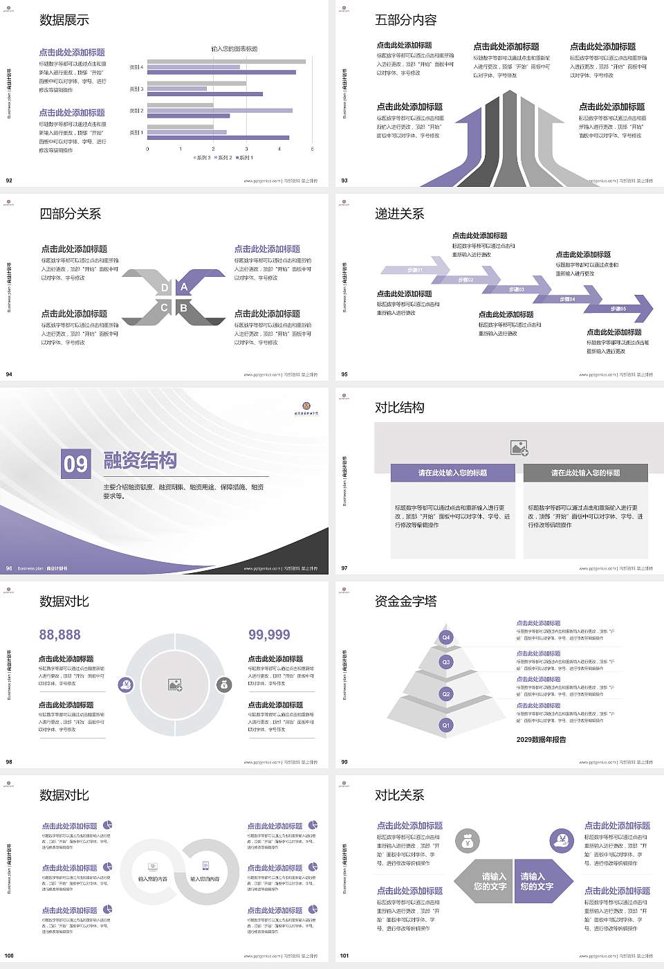 北京经贸职业学院专用全国大学生互联网+创新创业大赛计划书/路演/网评PPT模板16:9格式幻灯片预览图11