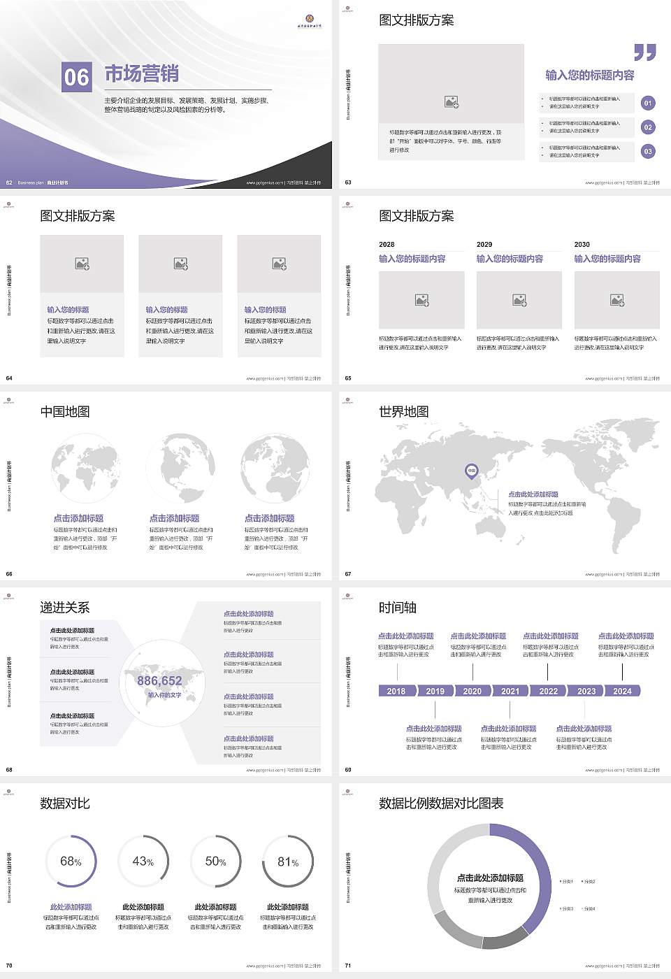 北京经贸职业学院专用全国大学生互联网+创新创业大赛计划书/路演/网评PPT模板16:9格式幻灯片预览图8