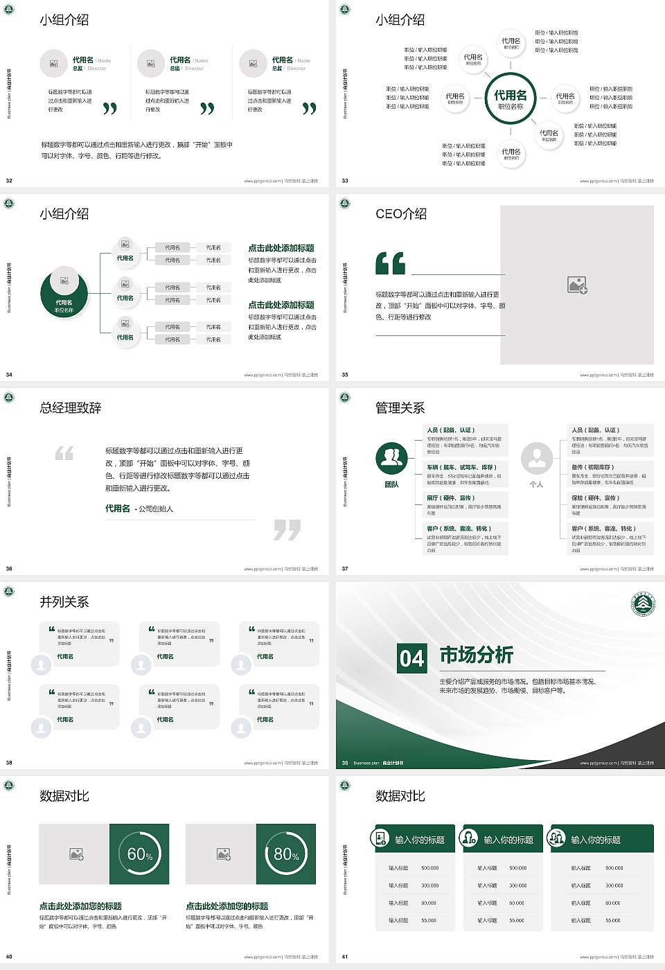 北京林业大学专用全国大学生互联网+创新创业大赛计划书/路演/网评PPT模板16:9格式幻灯片预览图5