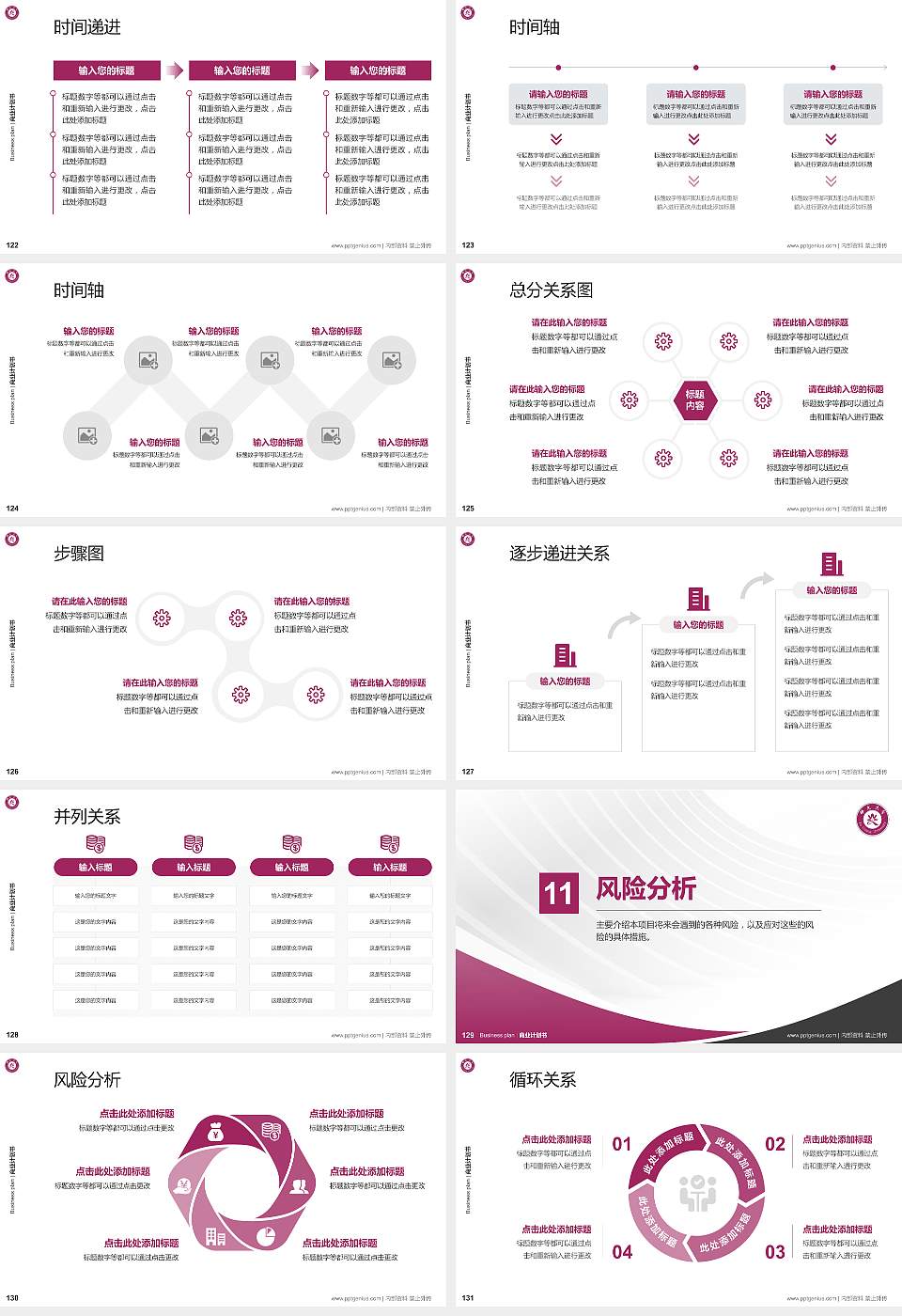 台湾佛光大学专用全国大学生互联网+创新创业大赛计划书/路演/网评PPT模板16:9格式幻灯片预览图14