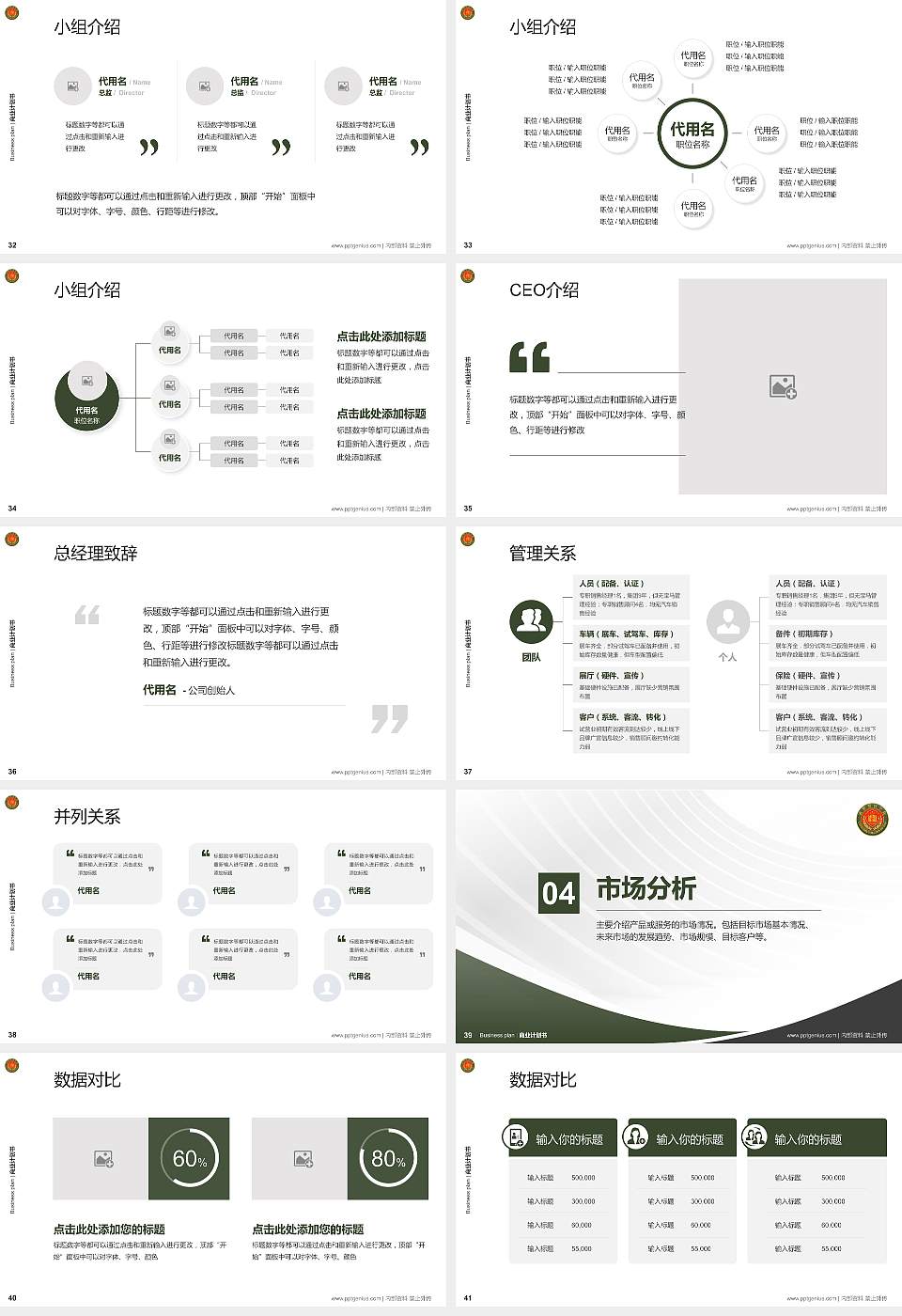 中国人民武装警察部队警官学院专用全国大学生互联网+创新创业大赛计划书/路演/网评PPT模板16:9格式幻灯片预览图5