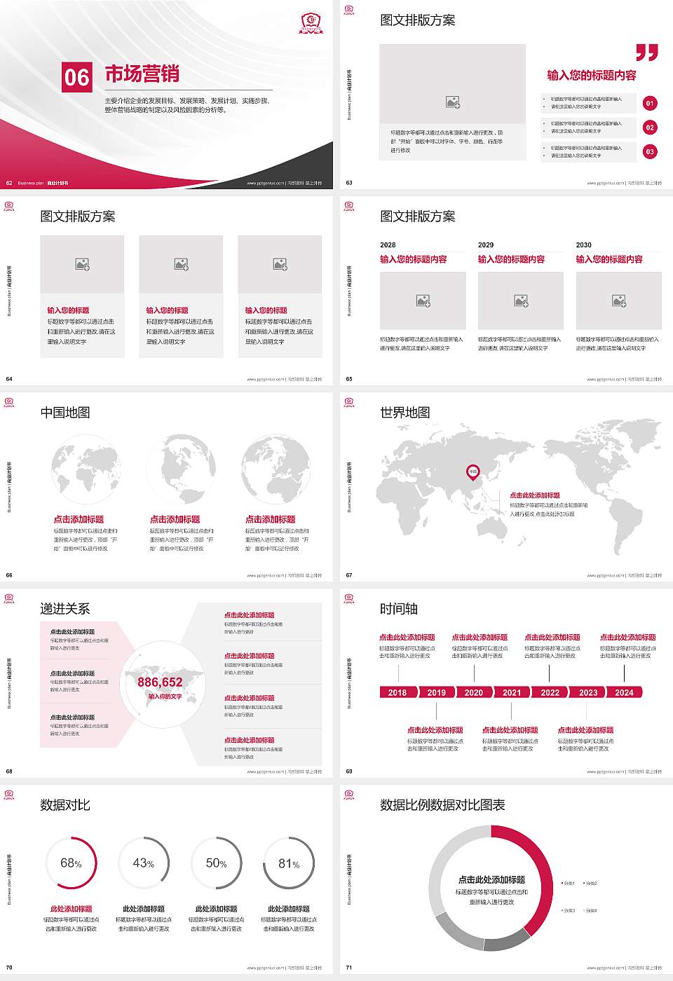 潍坊工程职业学院专用全国大学生互联网+创新创业大赛计划书/路演/网评PPT模板16:9格式幻灯片预览图8