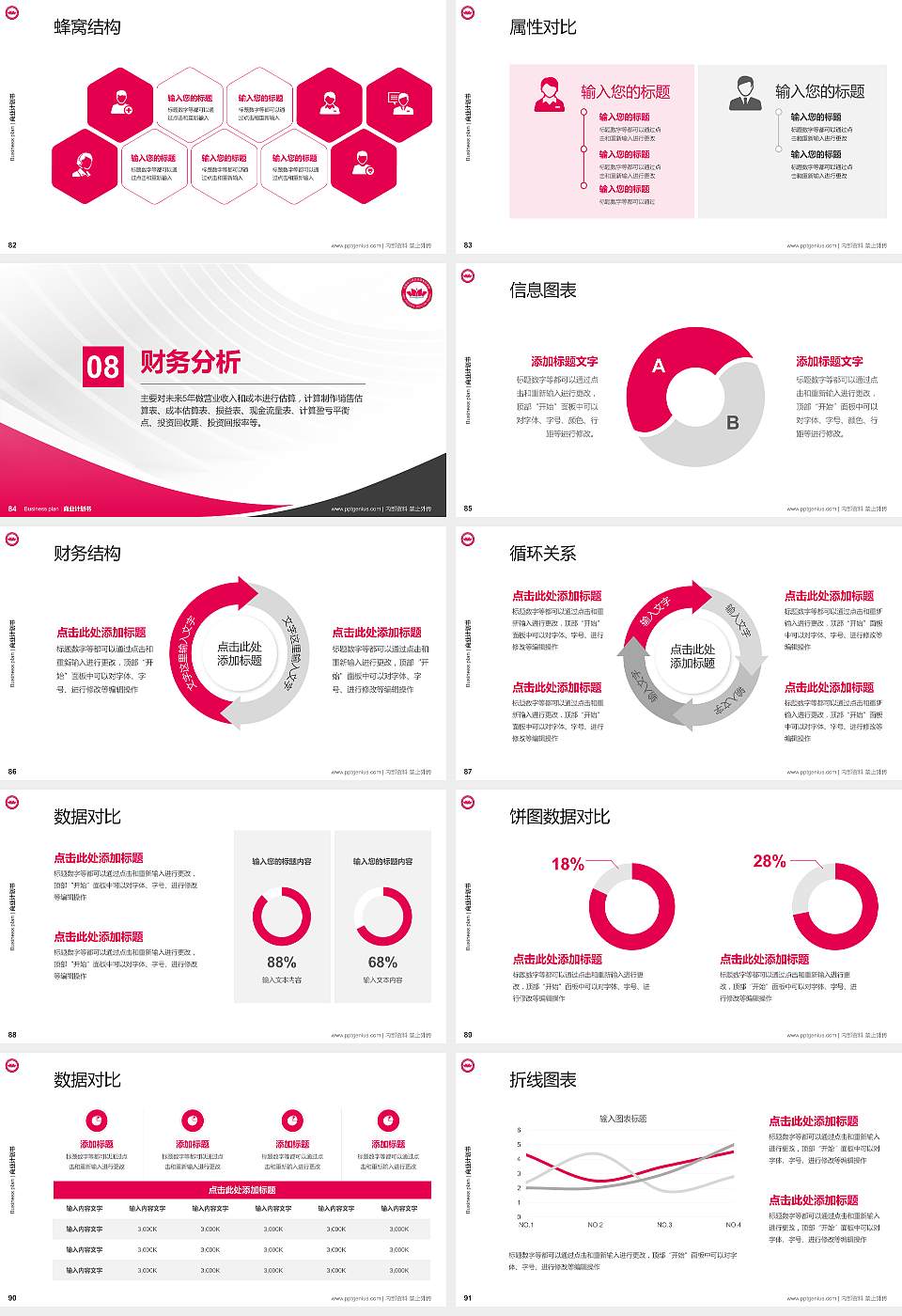 济南幼儿师范高等专科学校专用全国大学生互联网+创新创业大赛计划书/路演/网评PPT模板16:9格式幻灯片预览图10