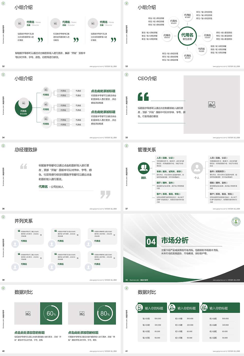 安徽人口职业学院专用全国大学生互联网+创新创业大赛计划书/路演/网评PPT模板16:9格式幻灯片预览图5