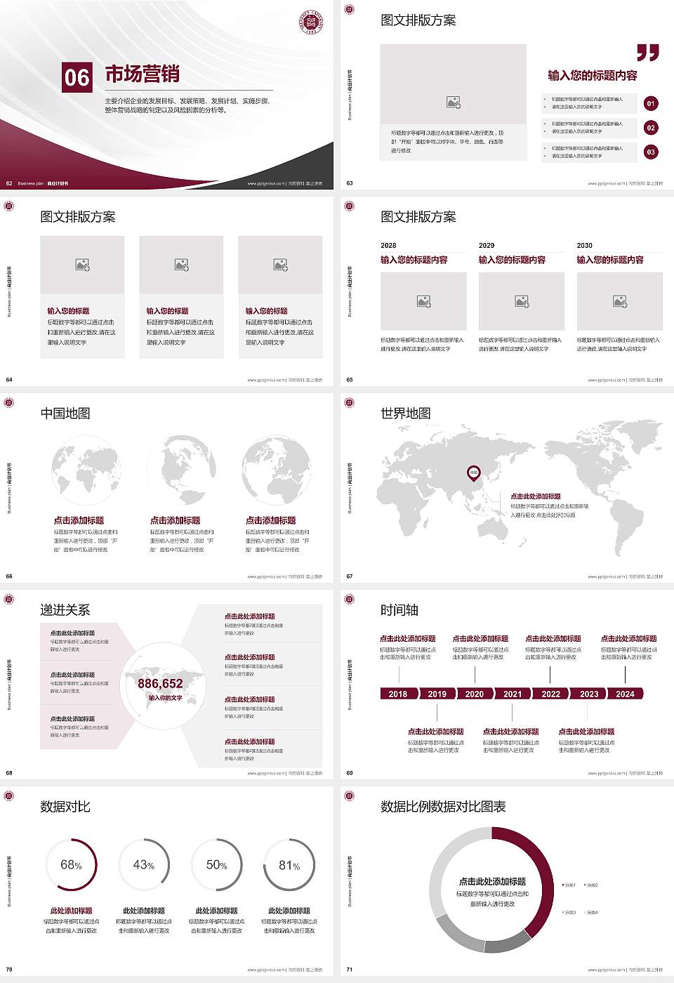 深圳大学专用全国大学生互联网+创新创业大赛计划书/路演/网评PPT模板16:9格式幻灯片预览图8