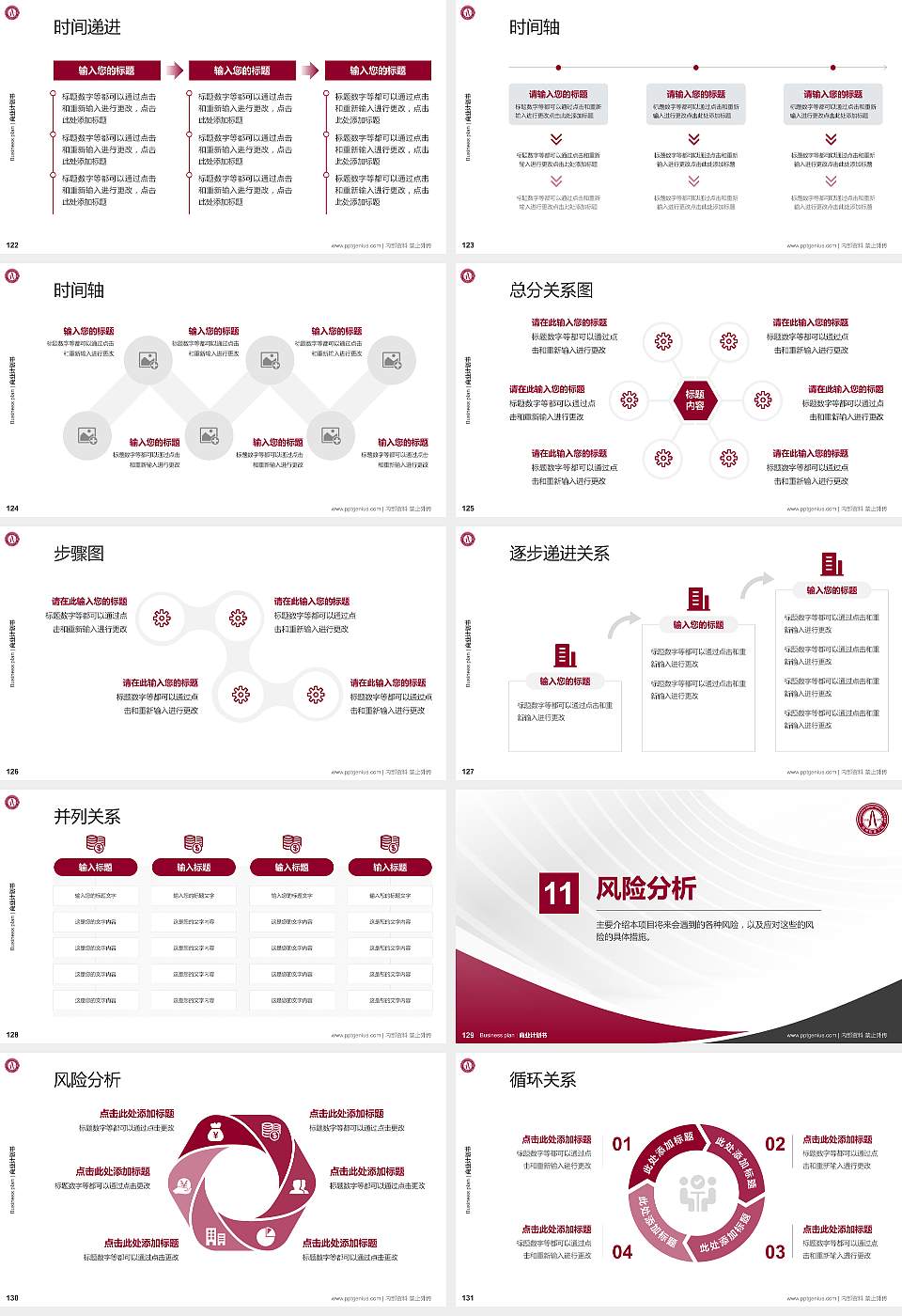 江西洪州职业学院专用全国大学生互联网+创新创业大赛计划书/路演/网评PPT模板16:9格式幻灯片预览图14