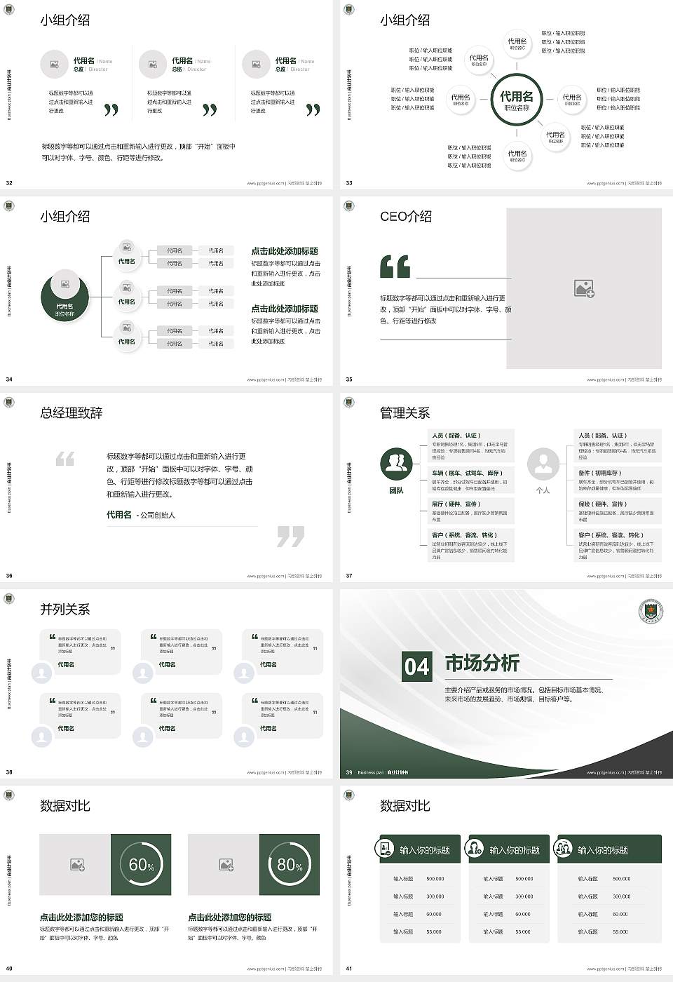 陆军工程大学专用全国大学生互联网+创新创业大赛计划书/路演/网评PPT模板16:9格式幻灯片预览图5