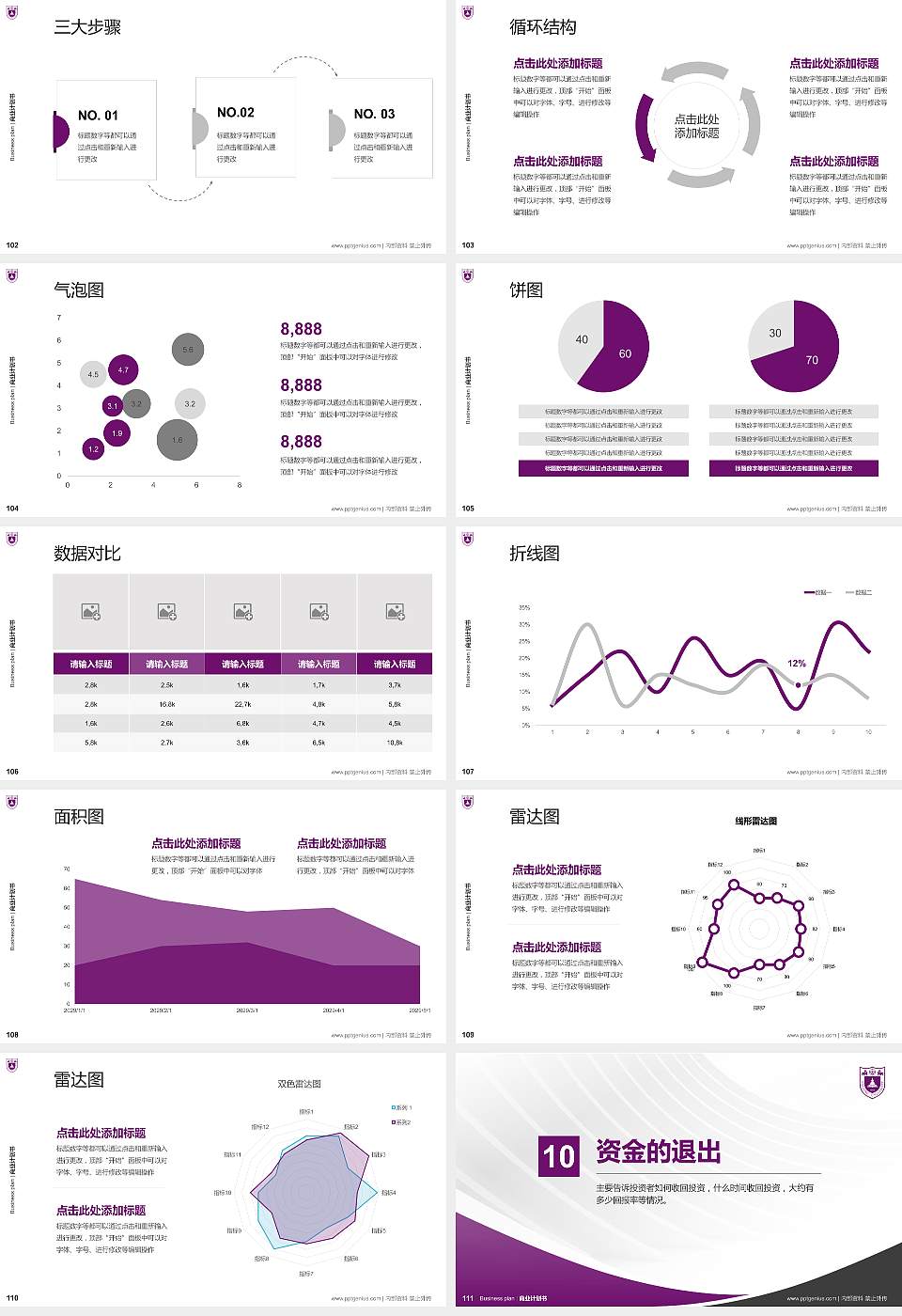 南京大学专用全国大学生互联网+创新创业大赛计划书/路演/网评PPT模板16:9格式幻灯片预览图12