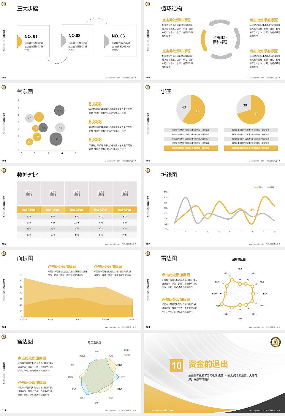 长春金融高等专科学校专用全国大学生互联网+创新创业大赛计划书/路演/网评PPT模板16:9格式幻灯片预览图12