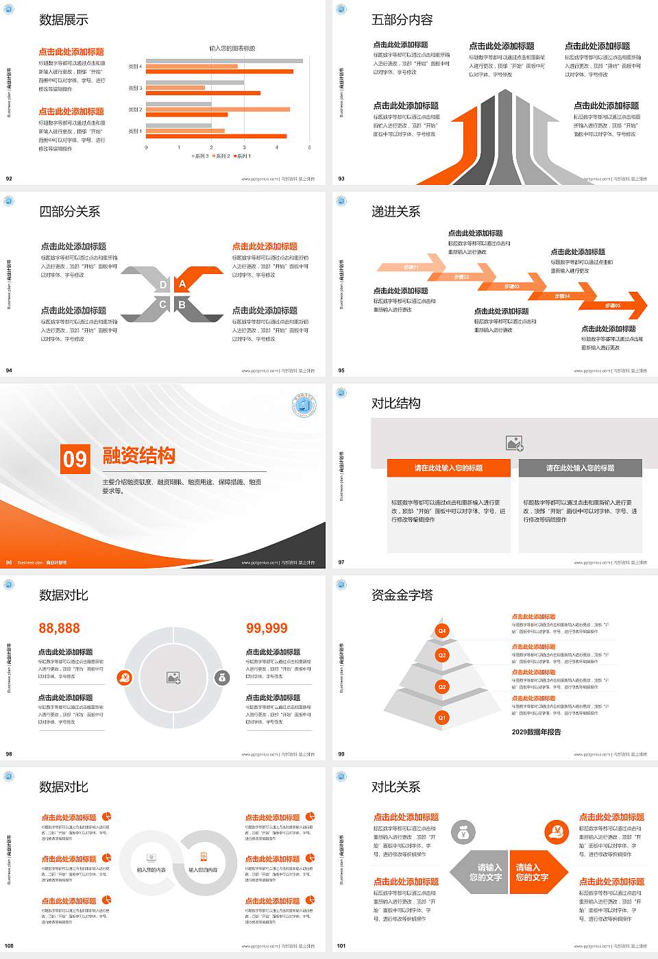 忻州师范学院专用全国大学生互联网+创新创业大赛计划书/路演/网评PPT模板16:9格式幻灯片预览图11