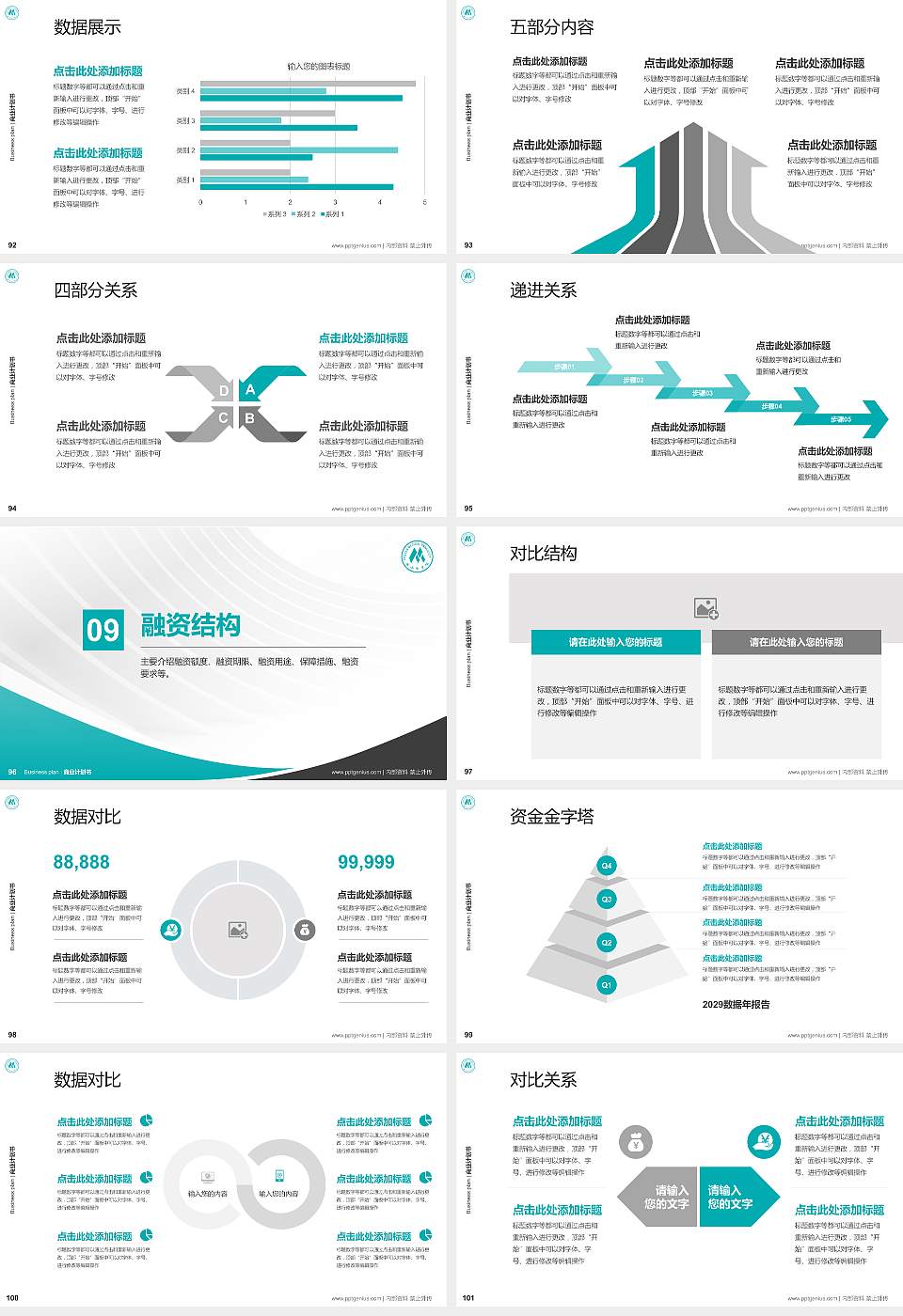 泰山医学院专用全国大学生互联网+创新创业大赛计划书/路演/网评PPT模板16:9格式幻灯片预览图11