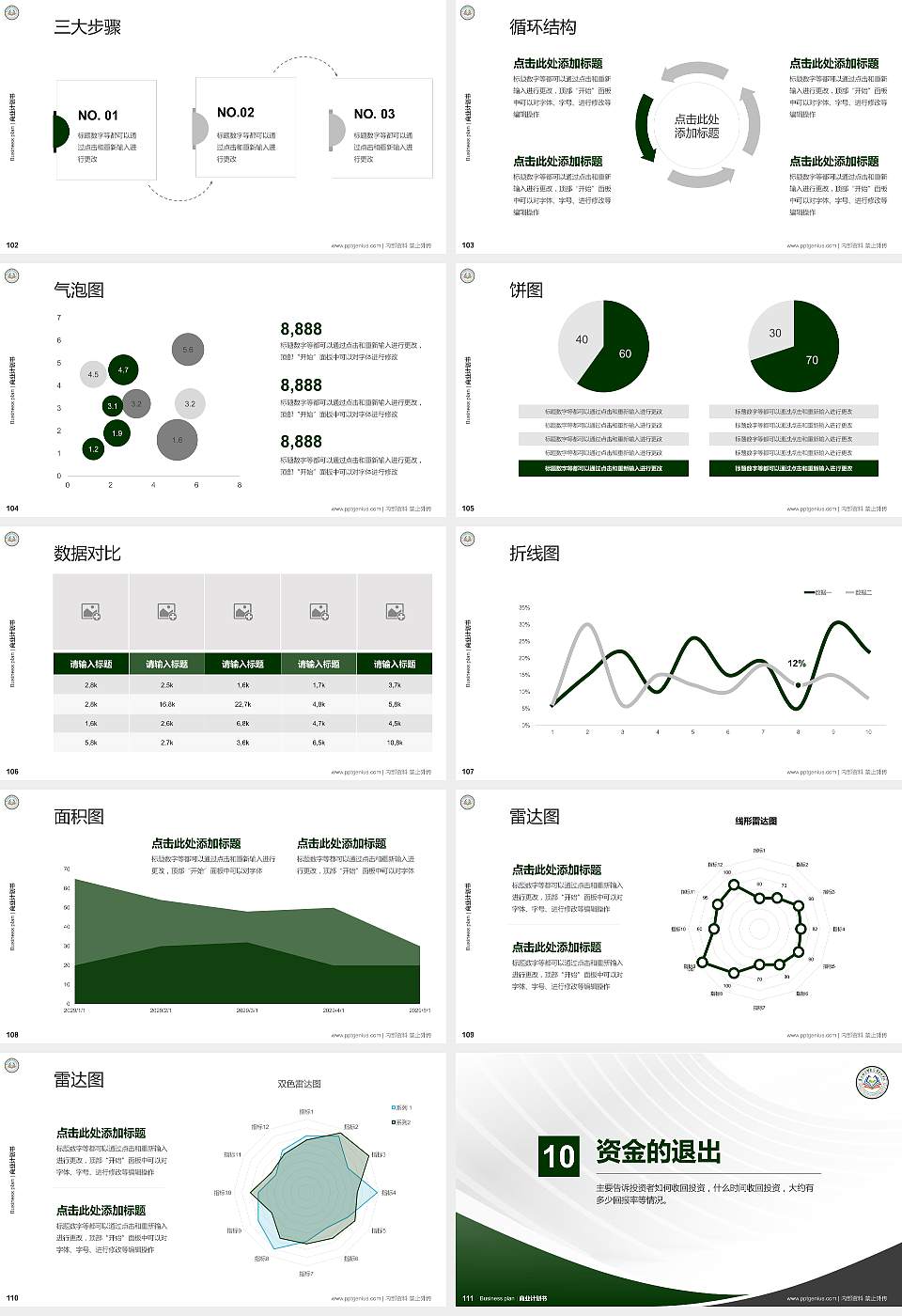 崇左幼儿师范高等专科学校专用全国大学生互联网+创新创业大赛计划书/路演/网评PPT模板16:9格式幻灯片预览图12