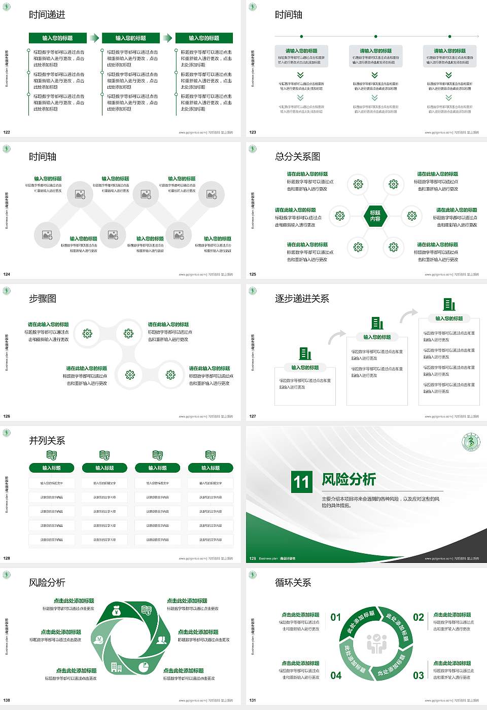 皖南医学院专用全国大学生互联网+创新创业大赛计划书/路演/网评PPT模板16:9格式幻灯片预览图14
