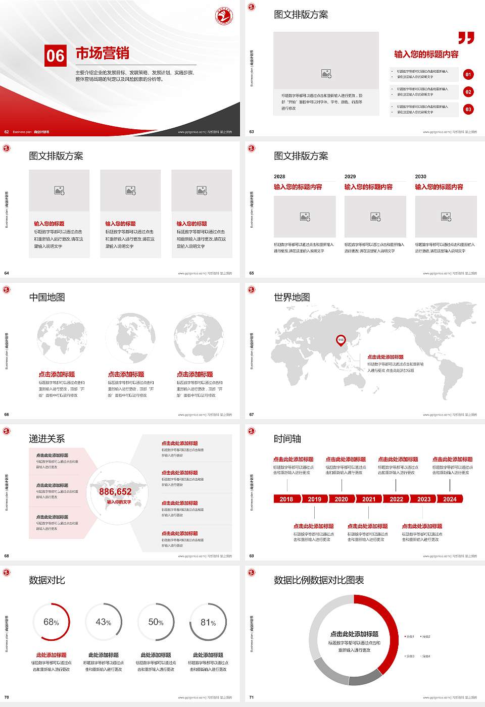 烟台职业学院专用全国大学生互联网+创新创业大赛计划书/路演/网评PPT模板16:9格式幻灯片预览图8