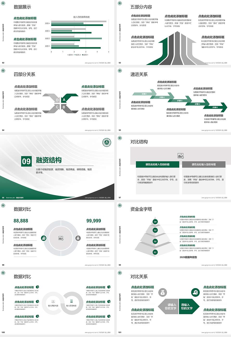 江西现代职业技术学院专用全国大学生互联网+创新创业大赛计划书/路演/网评PPT模板16:9格式幻灯片预览图11