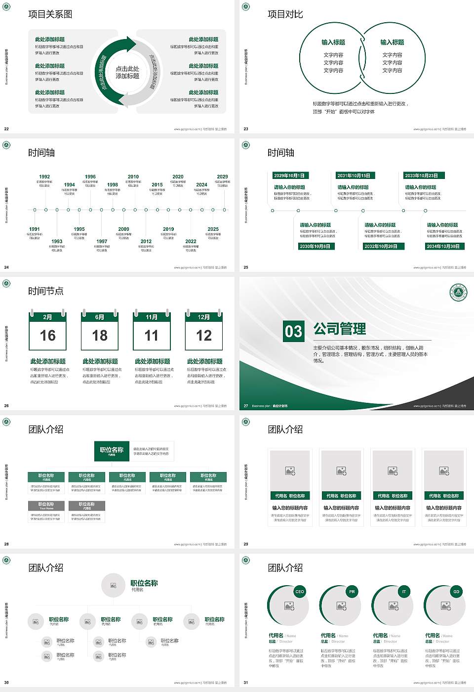 江西现代职业技术学院专用全国大学生互联网+创新创业大赛计划书/路演/网评PPT模板16:9格式幻灯片预览图4