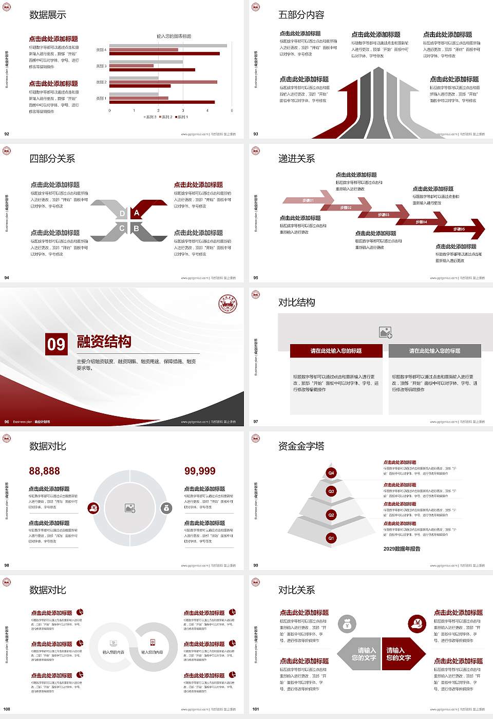 广州南方学院专用全国大学生互联网+创新创业大赛计划书/路演/网评PPT模板16:9格式幻灯片预览图11