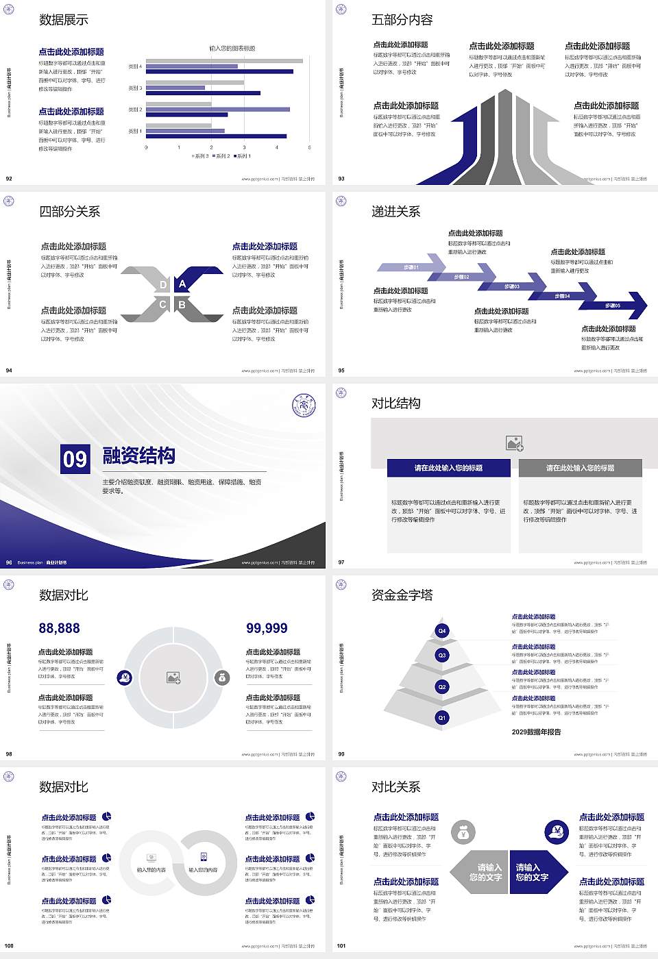 亳州学院专用全国大学生互联网+创新创业大赛计划书/路演/网评PPT模板16:9格式幻灯片预览图11