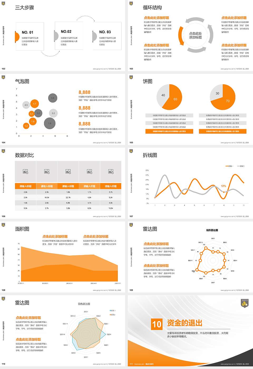 天津商业大学宝德学院专用全国大学生互联网+创新创业大赛计划书/路演/网评PPT模板16:9格式幻灯片预览图12