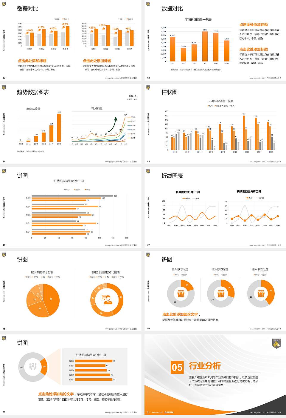 天津商业大学宝德学院专用全国大学生互联网+创新创业大赛计划书/路演/网评PPT模板16:9格式幻灯片预览图6