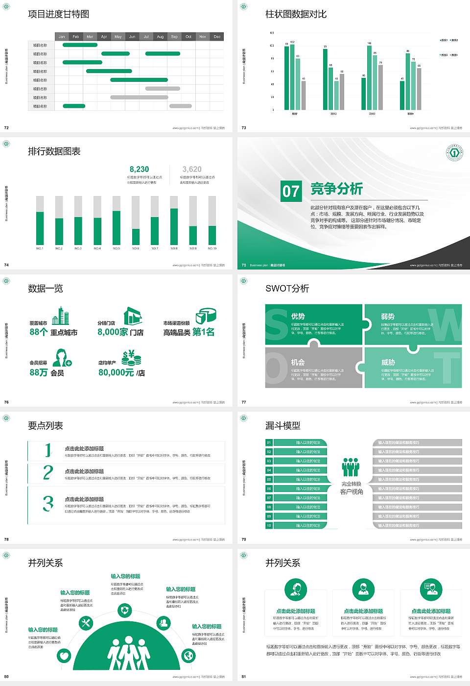 太原幼儿师范高等专科学校专用全国大学生互联网+创新创业大赛计划书/路演/网评PPT模板16:9格式幻灯片预览图9