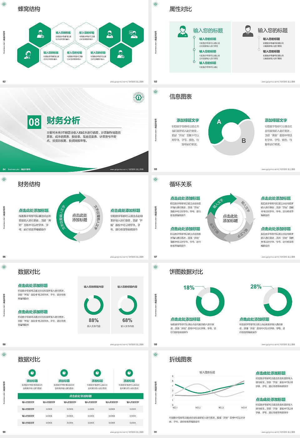 太原幼儿师范高等专科学校专用全国大学生互联网+创新创业大赛计划书/路演/网评PPT模板16:9格式幻灯片预览图10