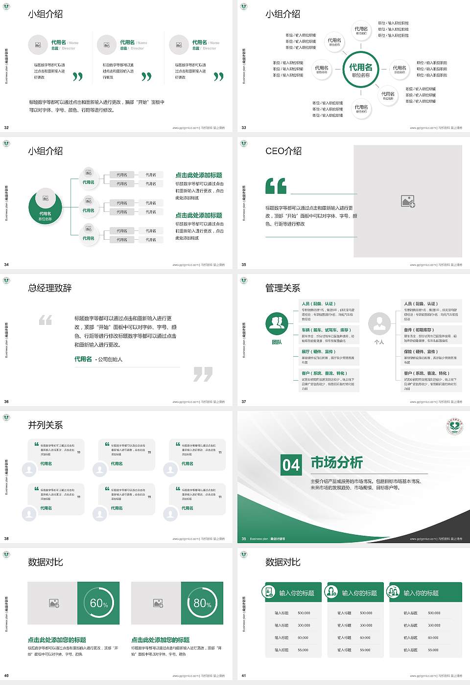 泰山护理职业学院专用全国大学生互联网+创新创业大赛计划书/路演/网评PPT模板16:9格式幻灯片预览图5