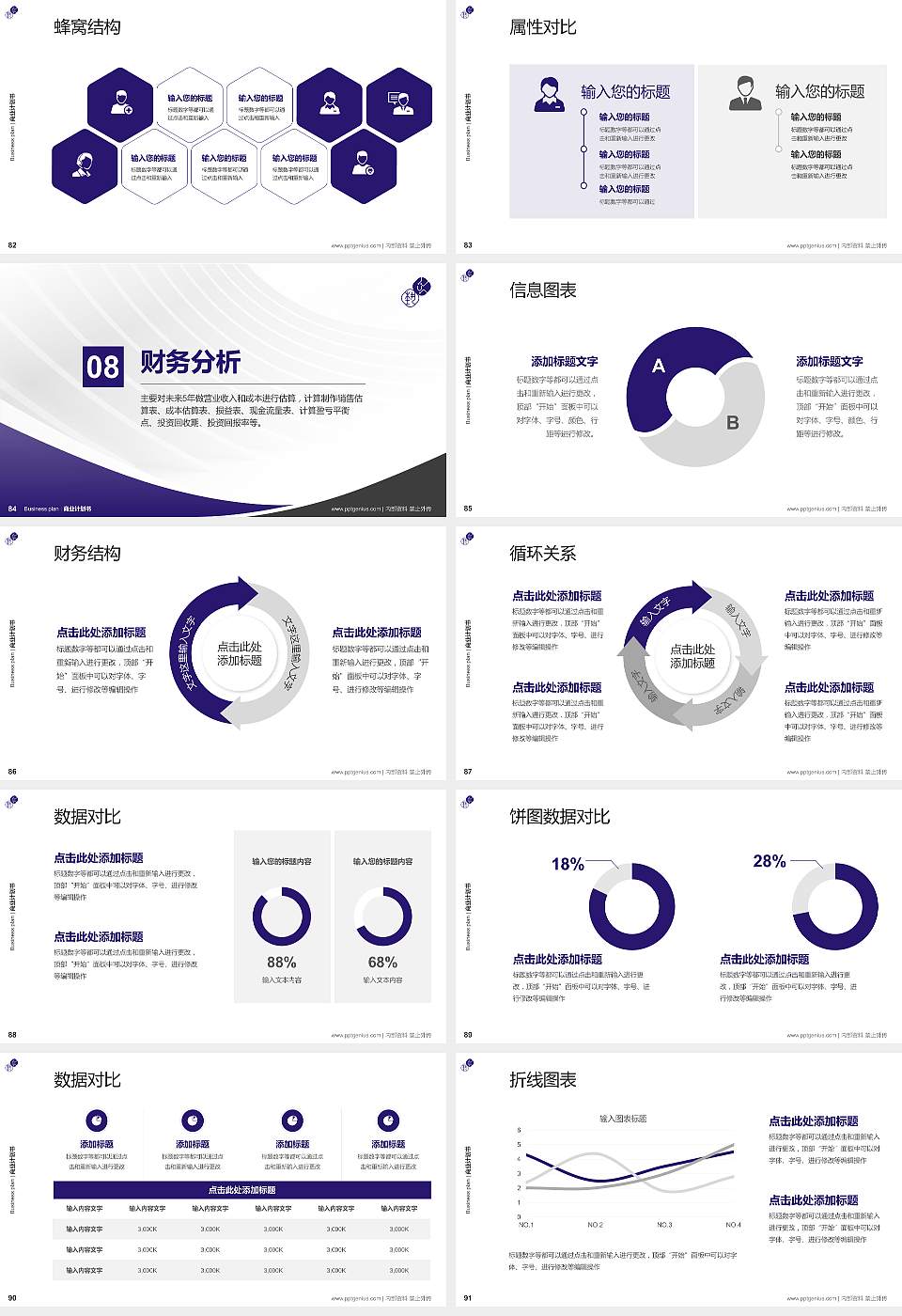 景德镇艺术职业大学专用全国大学生互联网+创新创业大赛计划书/路演/网评PPT模板16:9格式幻灯片预览图10