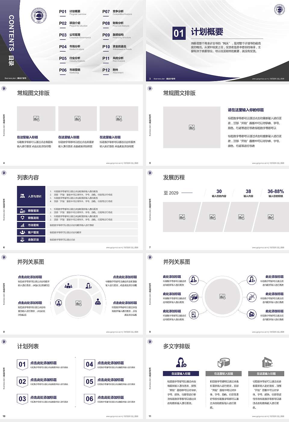 成都银杏酒店管理学院专用全国大学生互联网+创新创业大赛计划书/路演/网评PPT模板16:9格式幻灯片预览图2