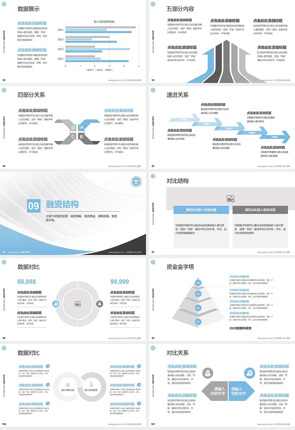 玉林师范学院专用全国大学生互联网+创新创业大赛计划书/路演/网评PPT模板16:9格式幻灯片预览图11