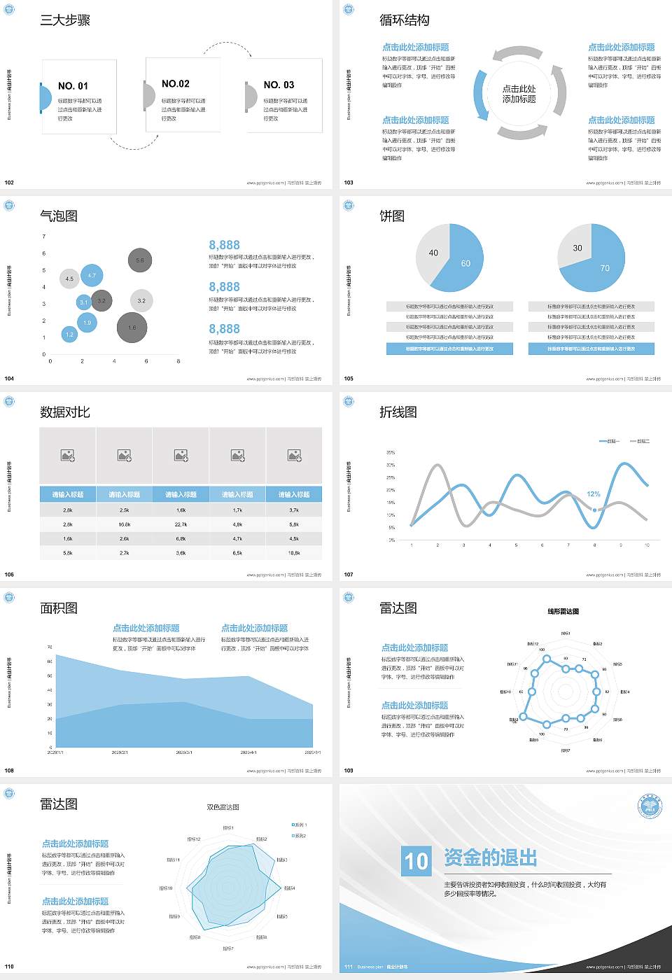 玉林师范学院专用全国大学生互联网+创新创业大赛计划书/路演/网评PPT模板16:9格式幻灯片预览图12