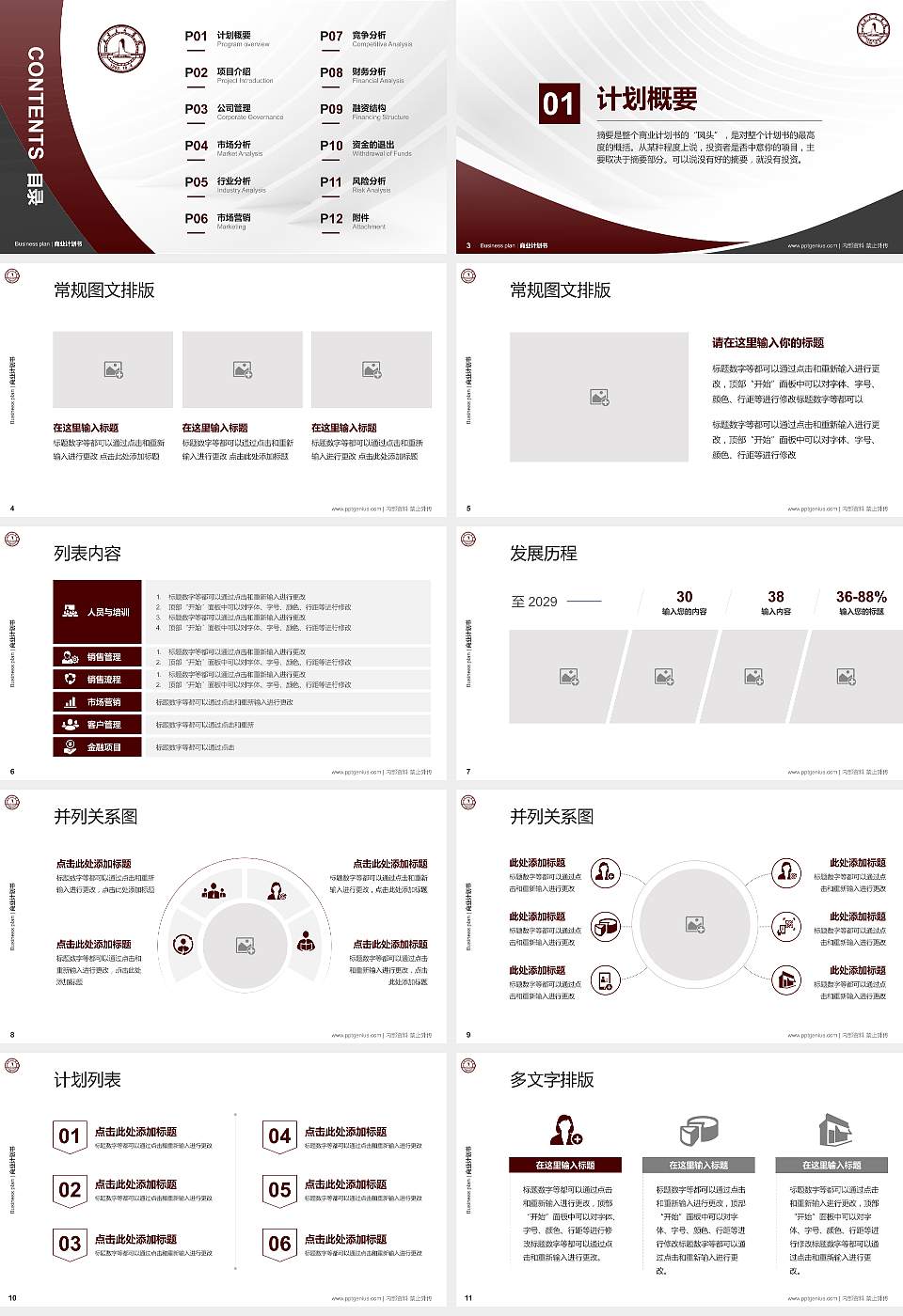 天津音乐学院专用全国大学生互联网+创新创业大赛计划书/路演/网评PPT模板16:9格式幻灯片预览图2