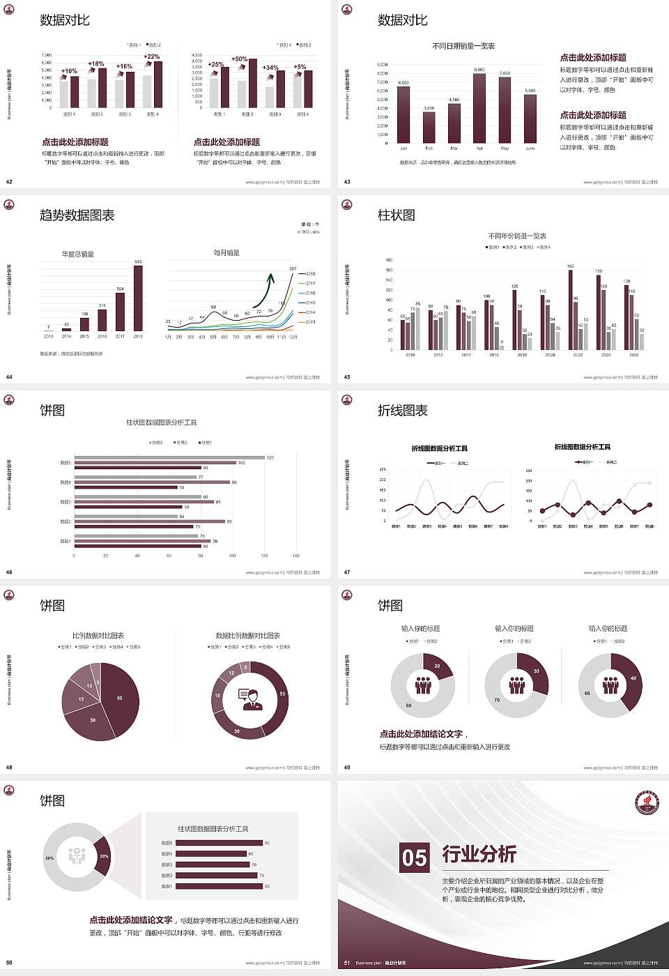 中山火炬职业技术学院专用全国大学生互联网+创新创业大赛计划书/路演/网评PPT模板16:9格式幻灯片预览图6