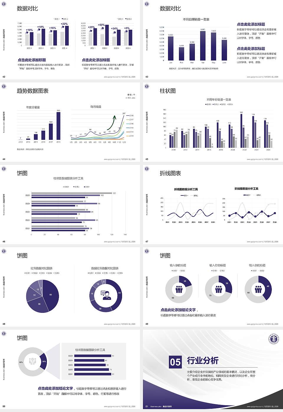 中国矿业大学专用全国大学生互联网+创新创业大赛计划书/路演/网评PPT模板16:9格式幻灯片预览图6